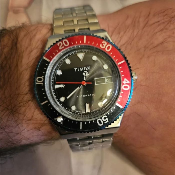Механические часы Timex M79 Automatic “Pepsi” - автоподзавод, классика