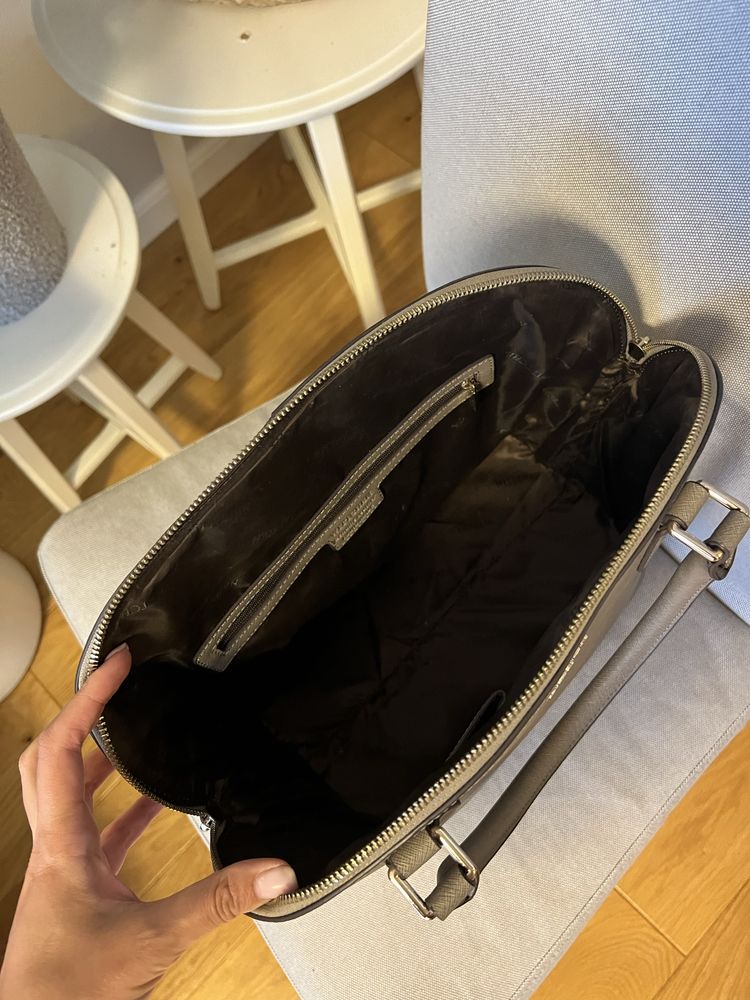 Elegancka torebka beżowa Wittchen kuferek
