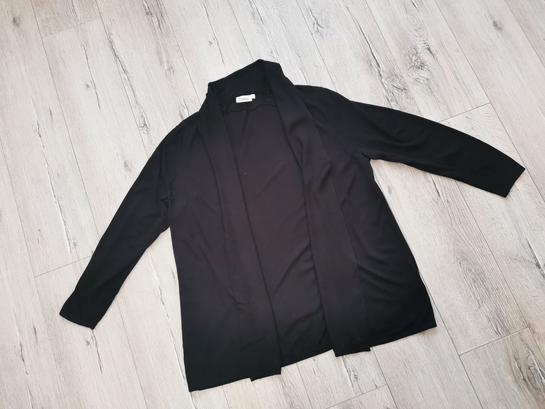 Czarny sweter kardigan XL c&a