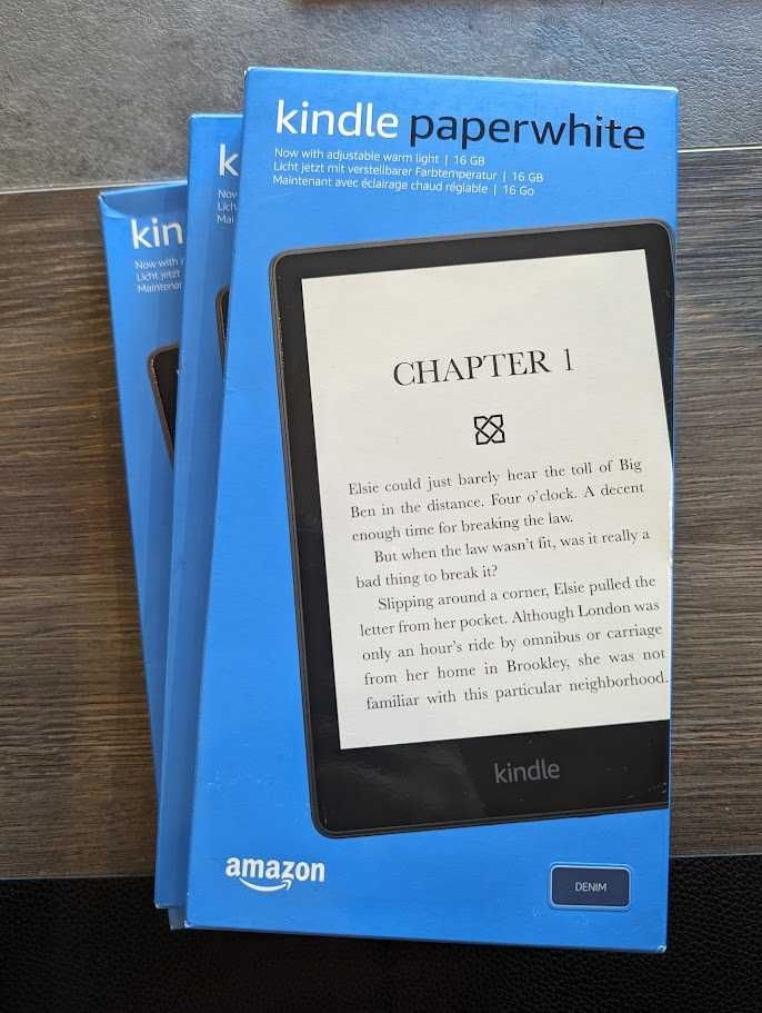 Czytnik ebook Kindle Paperwhite 5 Denim Blue 16GB najnowszy Na komunię