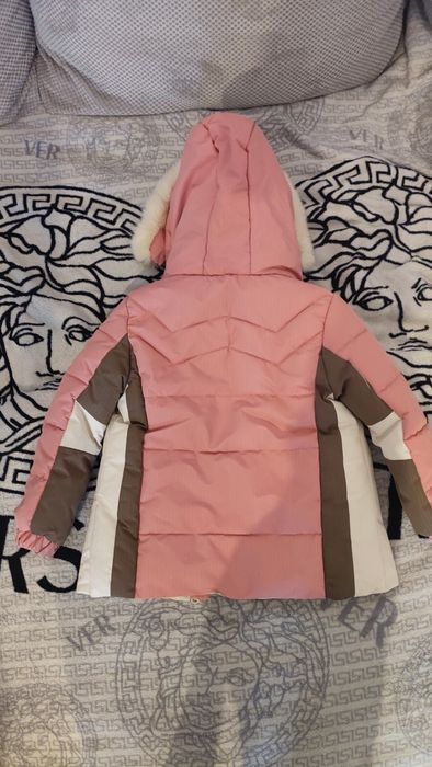 Kurtka zimowa dziecięca różowa rozmiar 110