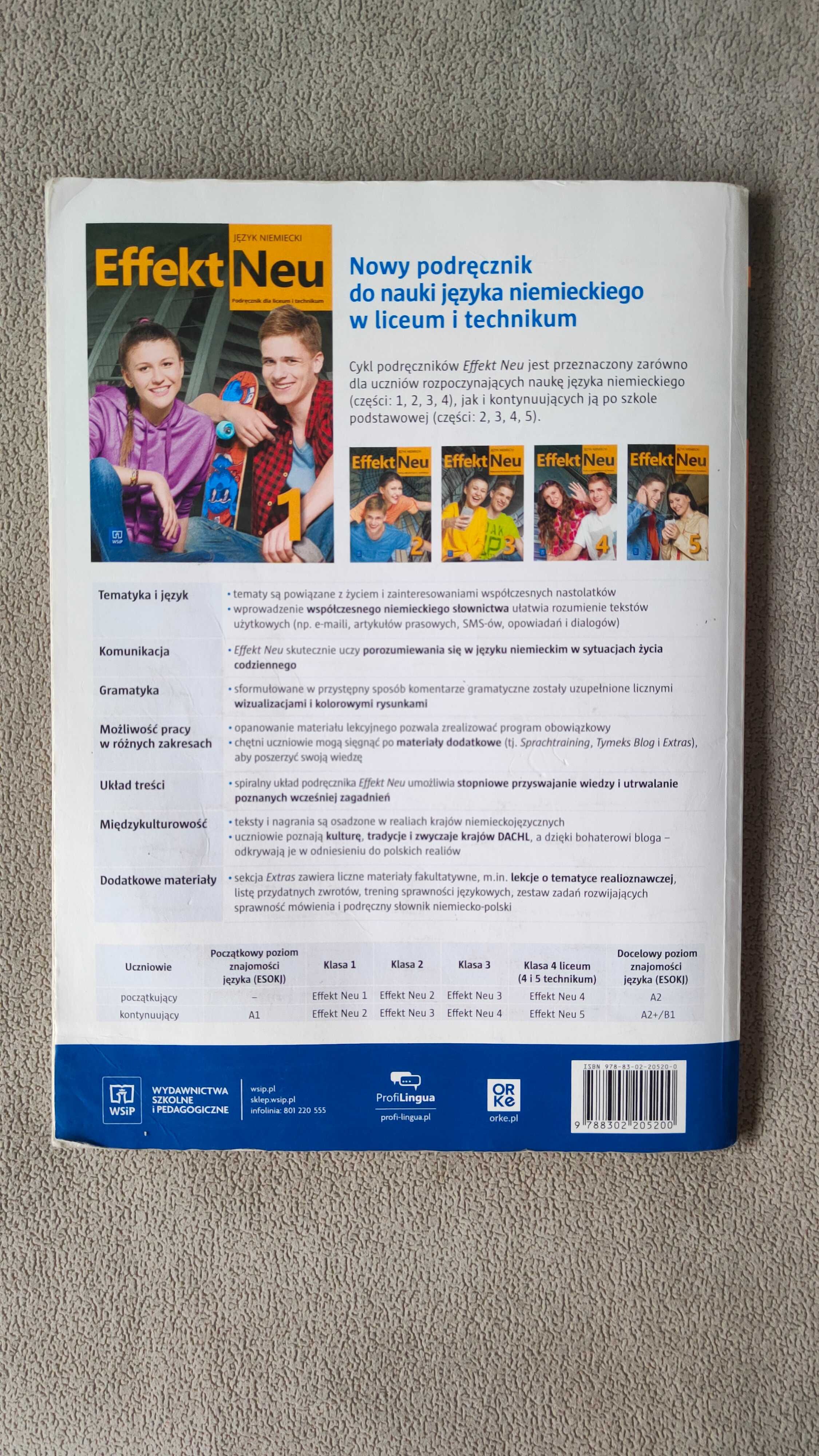 Effekt Neu 1 podręcznik język niemiecki WSiP