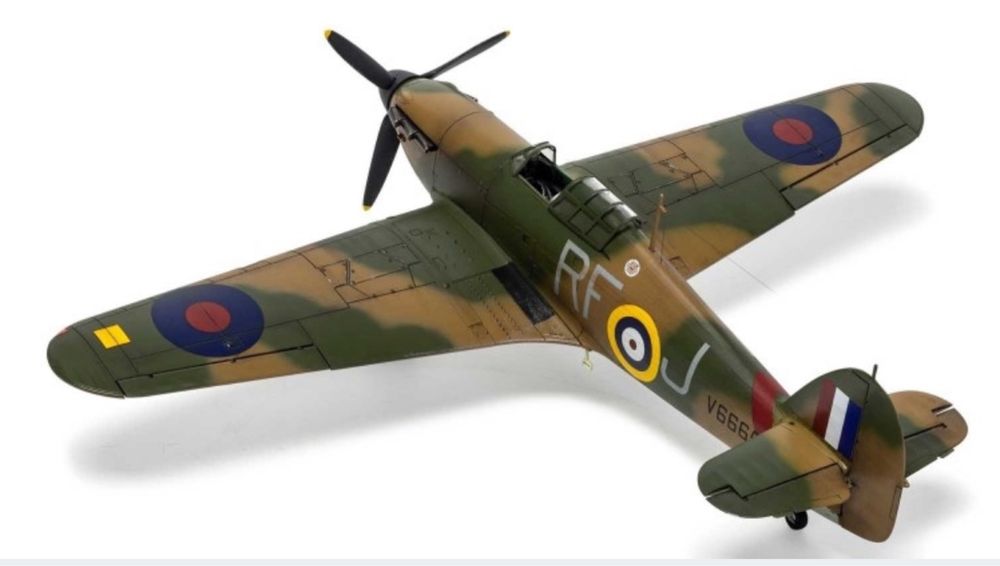 Samolot Hawker Hurricane Mk.I model Airfix A05127A skala 1/48
