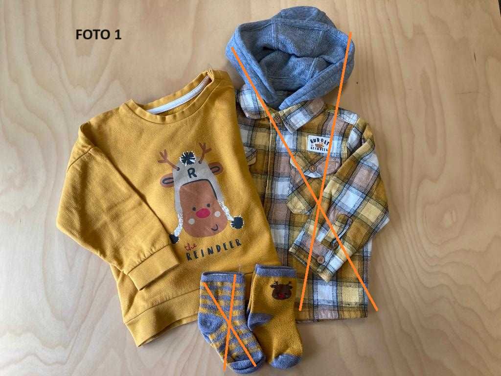 Lote de roupa bebé menino 12/18 meses outono/inverno - 25 peças