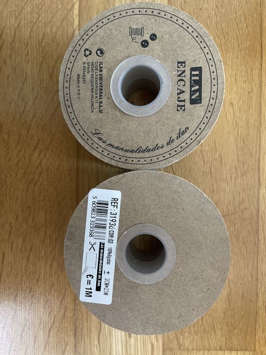 Vendo rolos de fita de serapilheira e filta de linho