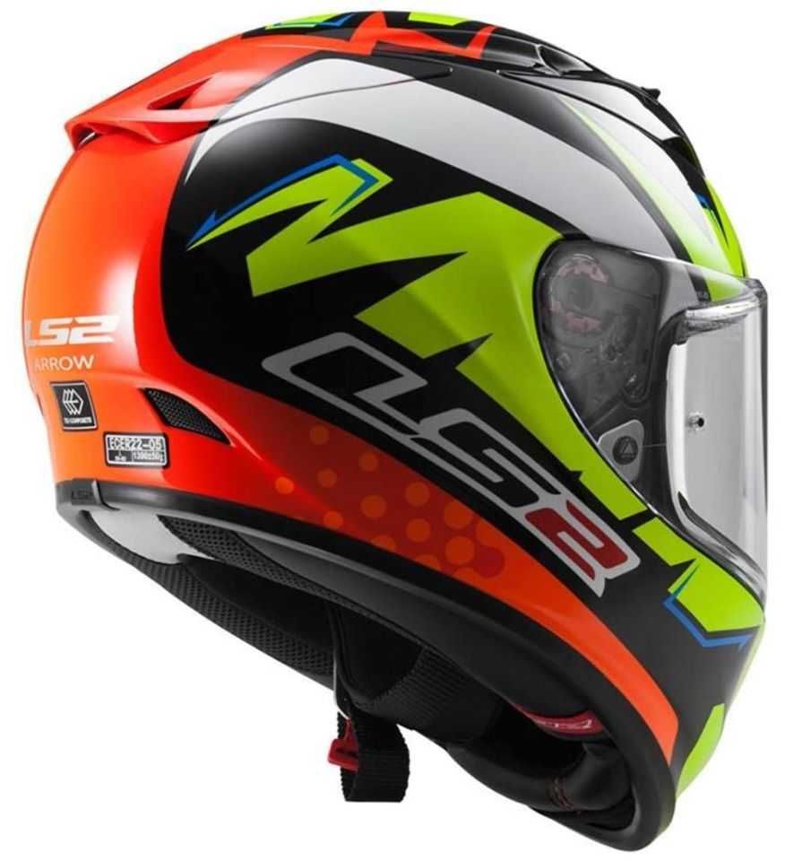 Capacete NOVO Ls2 Arrow R Viñales Carbon (52% Desconto) Tam XXS