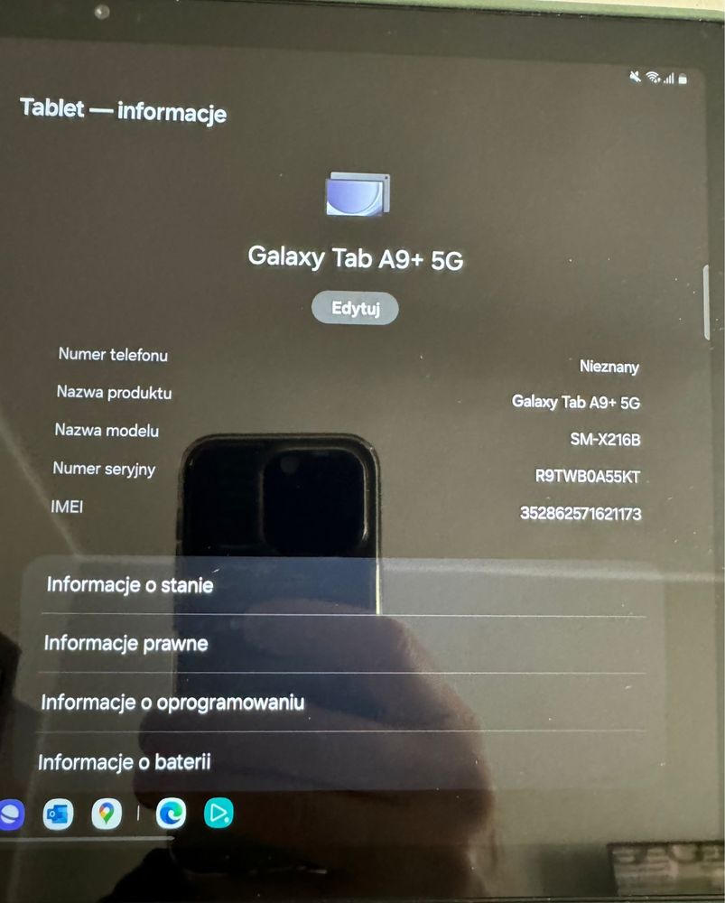 Tablet SAMSUNG Galaxy Tab A9+ 5G
