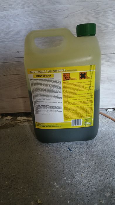 Impregnat do więźby dachowej zielony na korniki