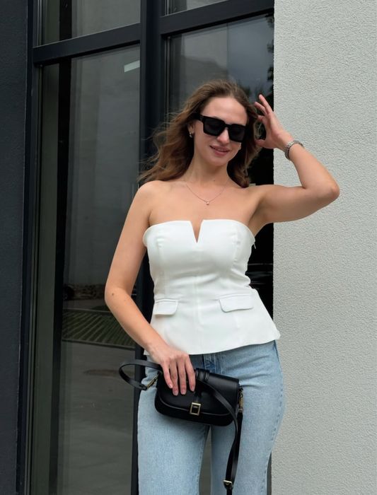 Корсет з щільної тканини