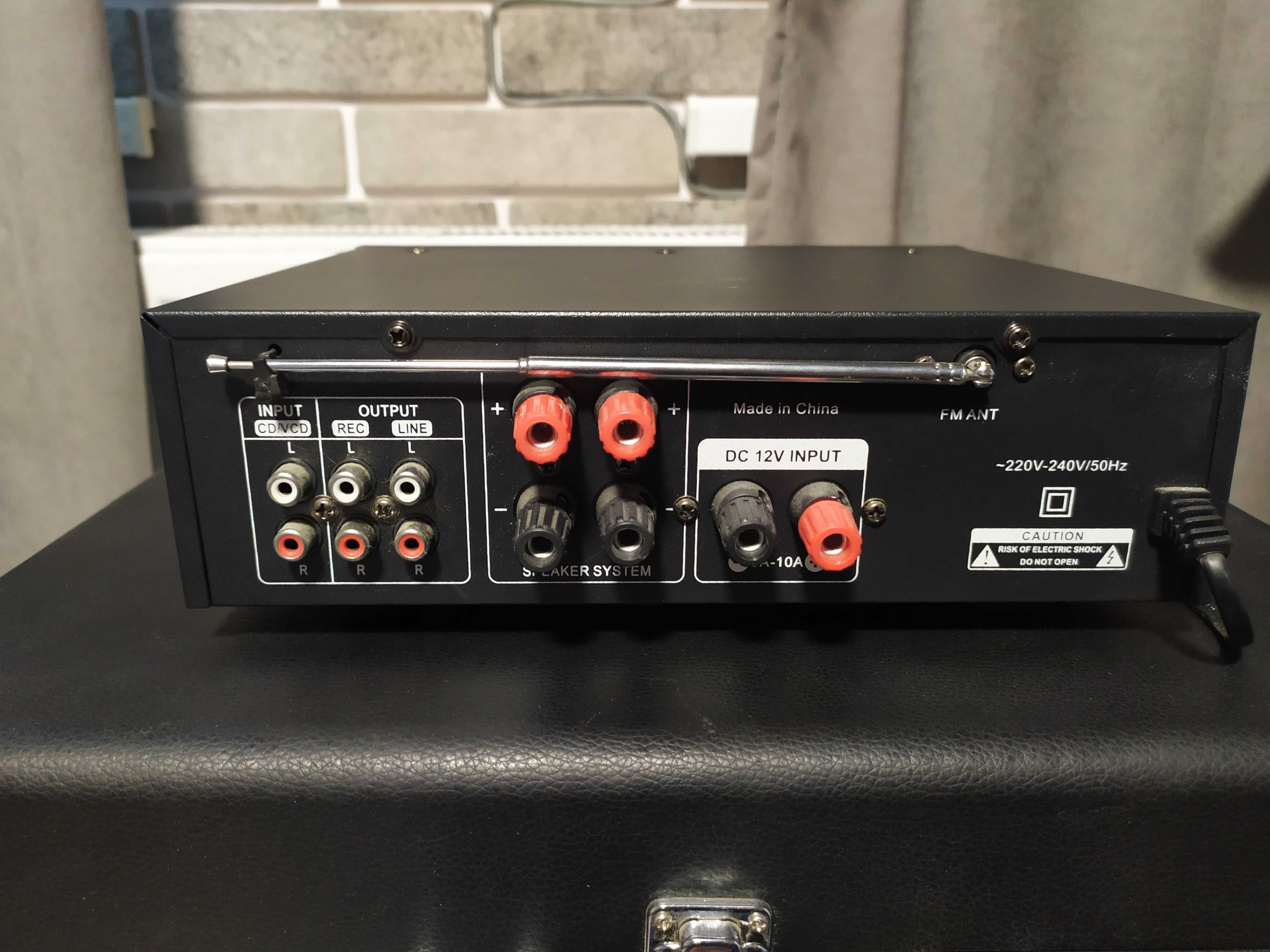 Підсилювач потужності + караоке SKY SOUND SM-088a (2*50W) Bluetooth
