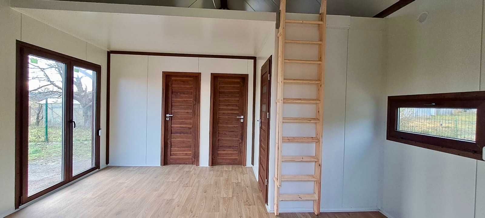 Domek letniskowy/całoroczny 7x5 (35m2) - wyposażony