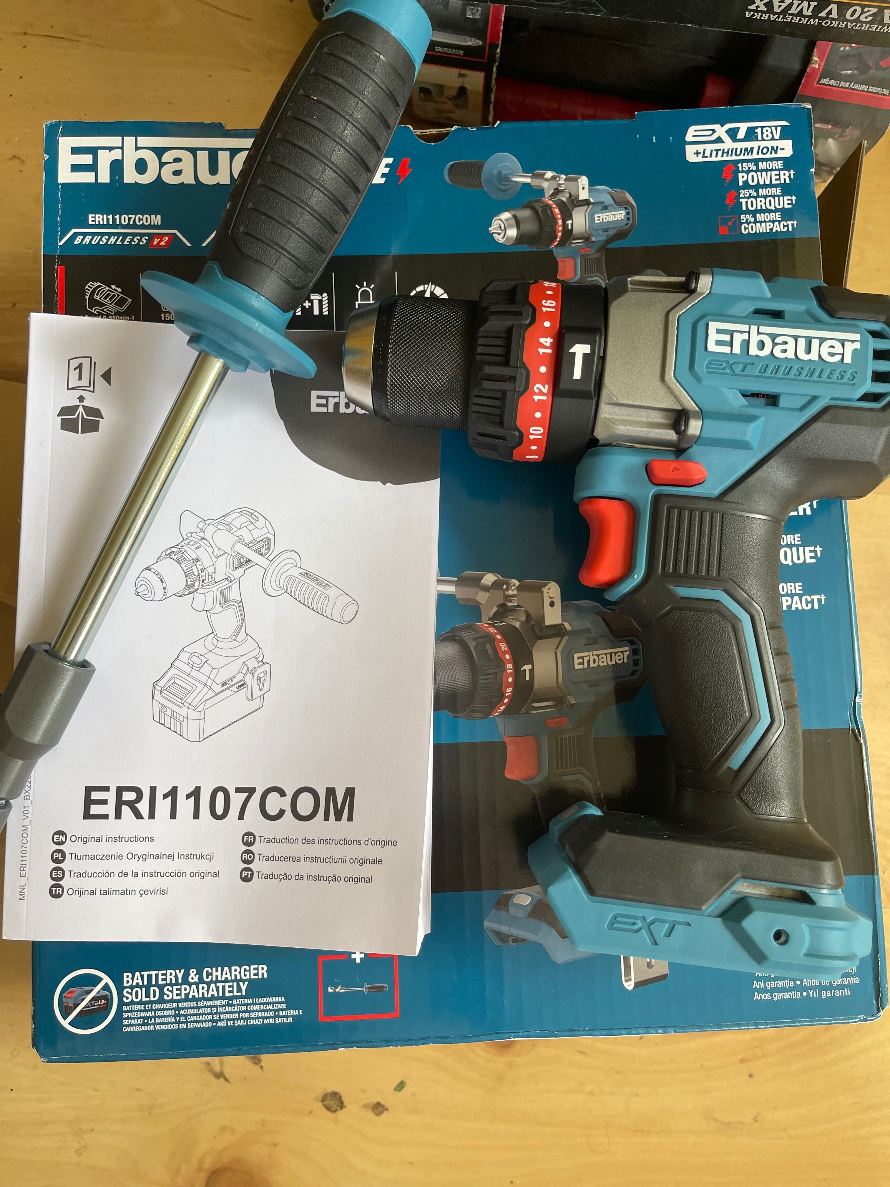 WIERTARKO wkrętarka erbauer 18v 150nm gwarancja najnowszy model gwaran