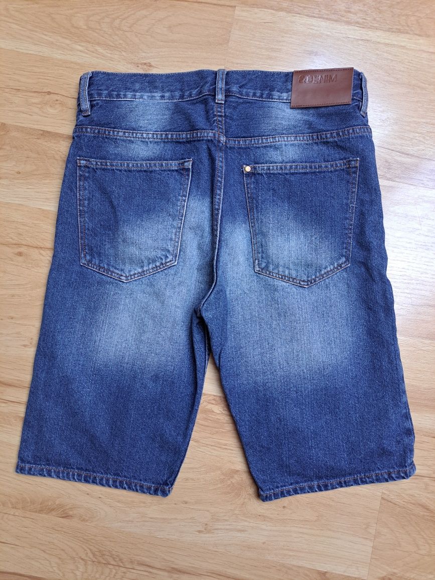 Spodenki krótkie dla chłopca H&M 158 jeans dżins