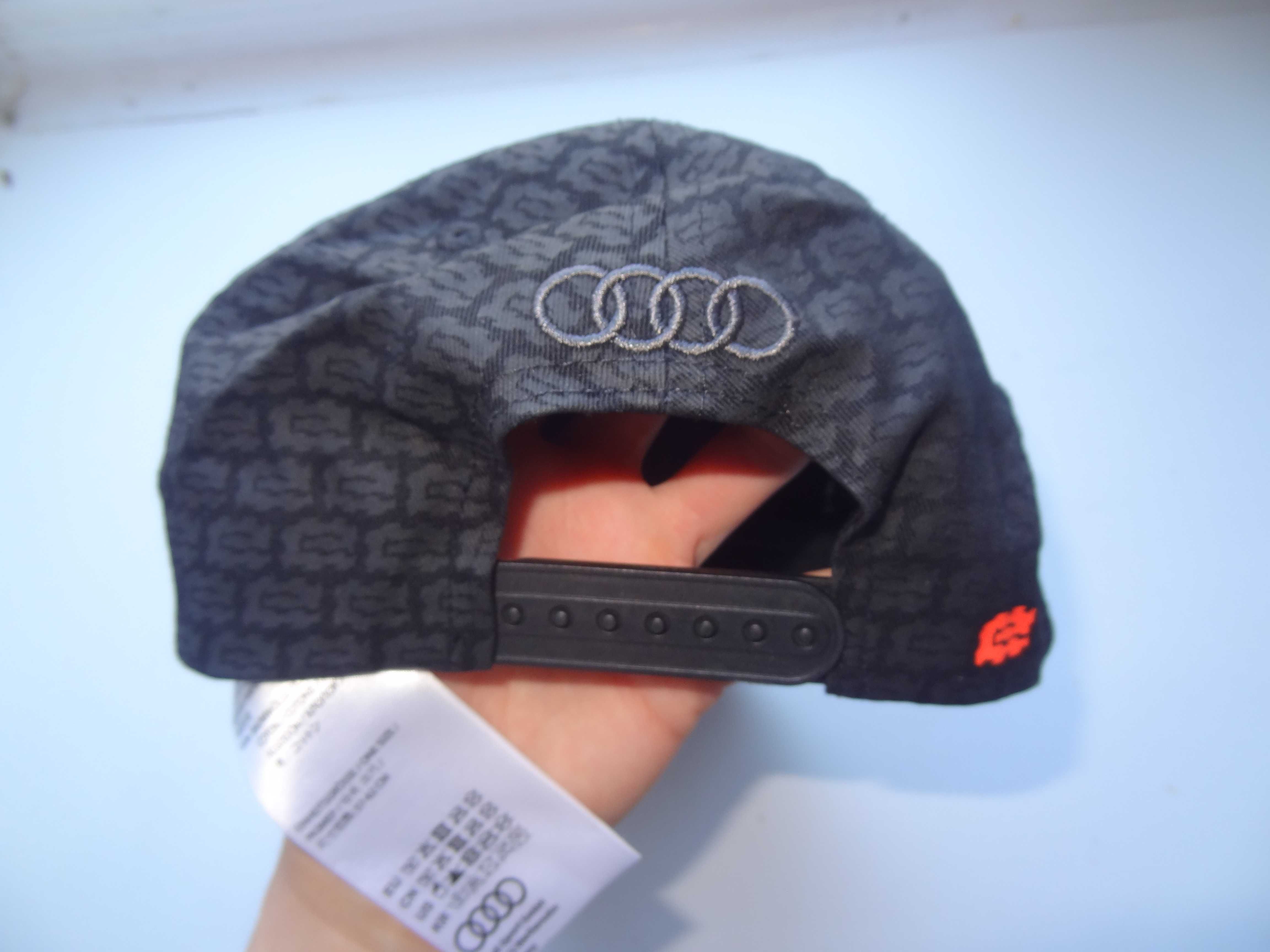 Бейсболка audi snapback cap e-tron, black оригінал нова