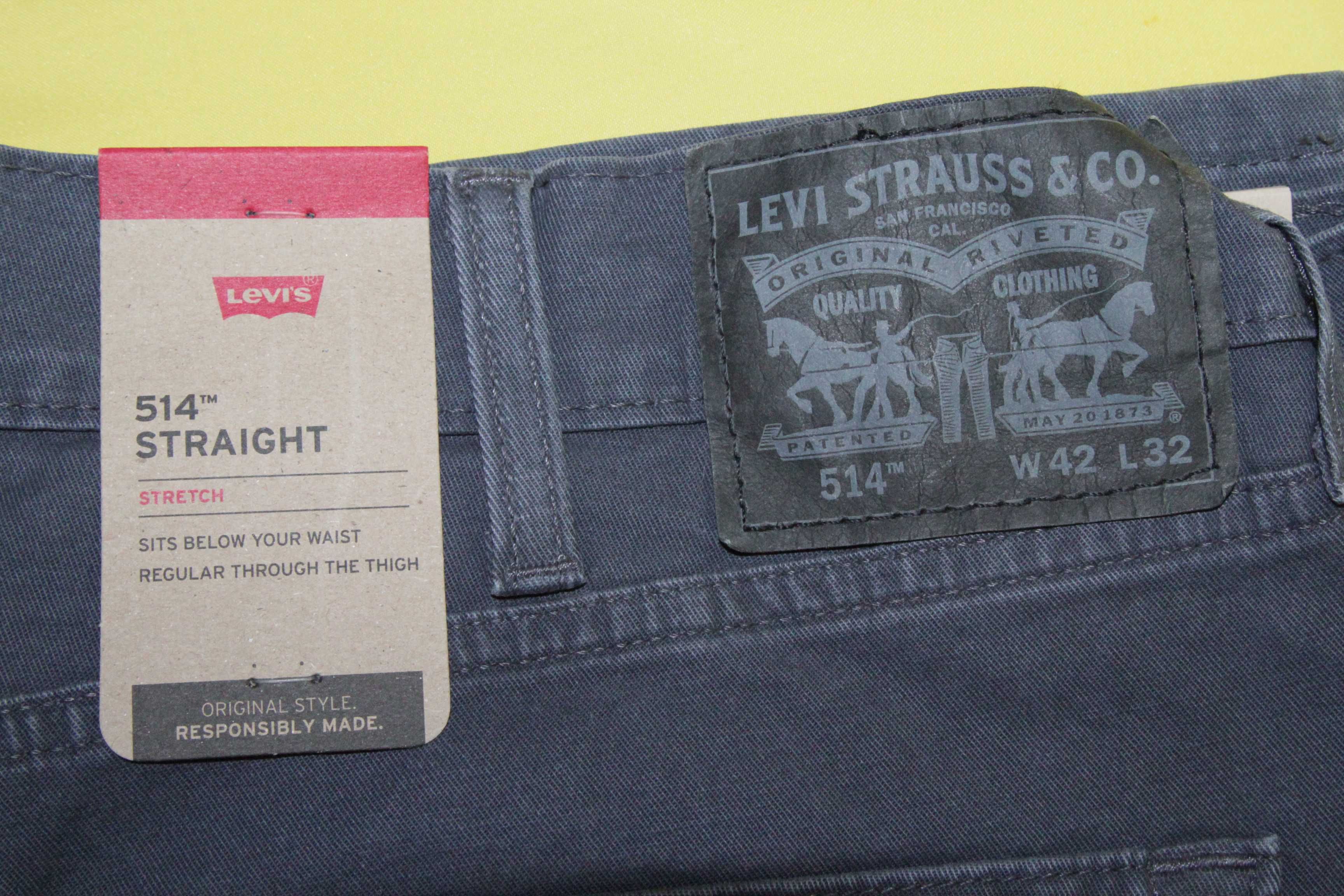 Джинсы мужские Levi´s 514, размер W 42 L 32