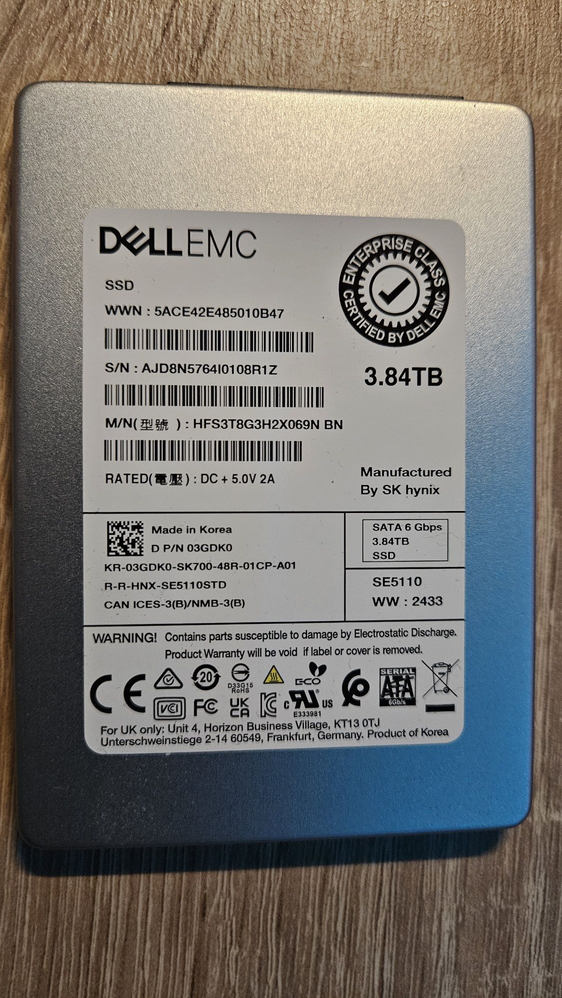 Dysk SSD 4TB Dell