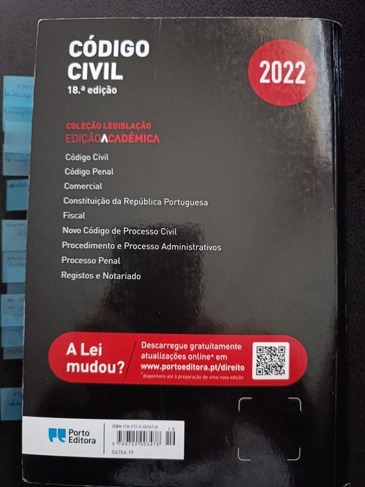 Código civil edição académica