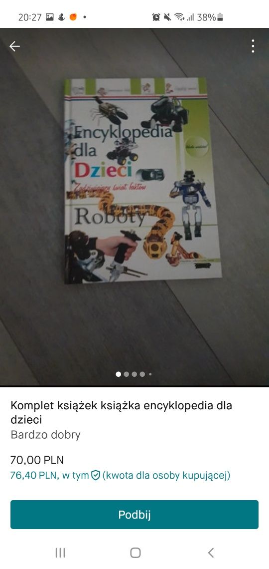 Seria książek encyklopedii dla dzieci