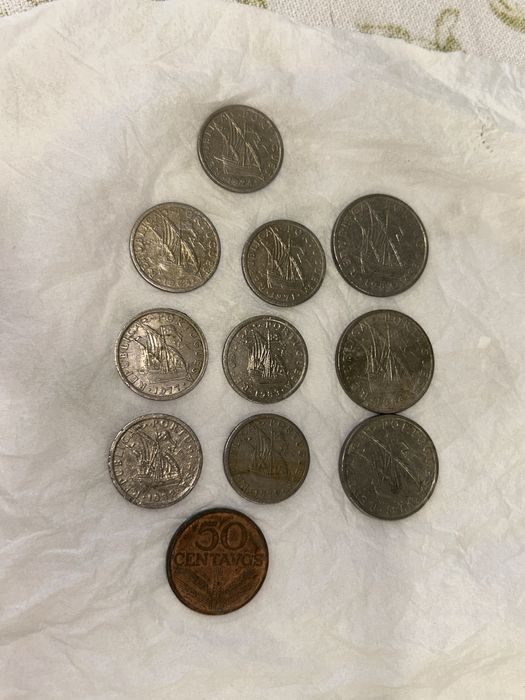 Moedas antiga rebublica portuguesa