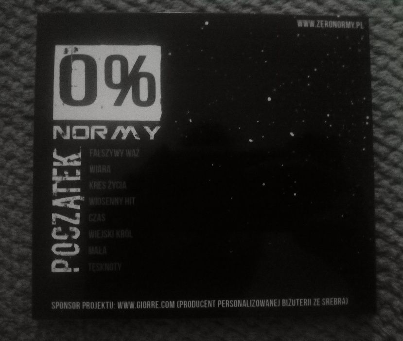 Płyta CD 0% NORMY - Początek