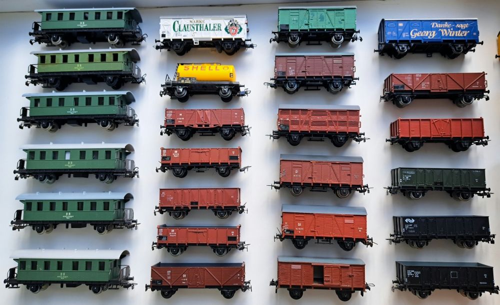 Товарные вагоны PIKO, ROCO, Lima, TRIX HO(1:87)