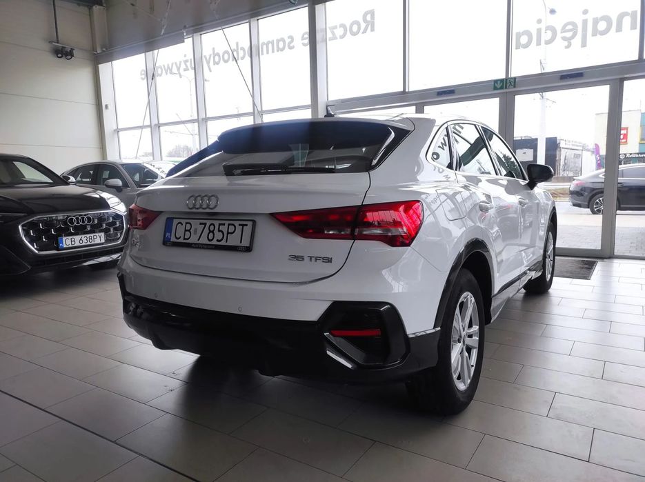 Audi Q3 Sportback Salon Polska Sportback bogaty dwukolorowy Coupe SUV