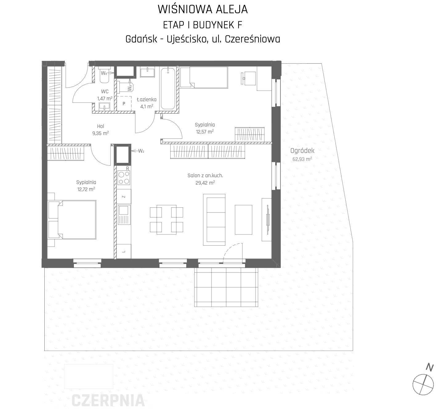 3-pok Mieszkanie gotowe do odbioru / 2 miejsca w hali