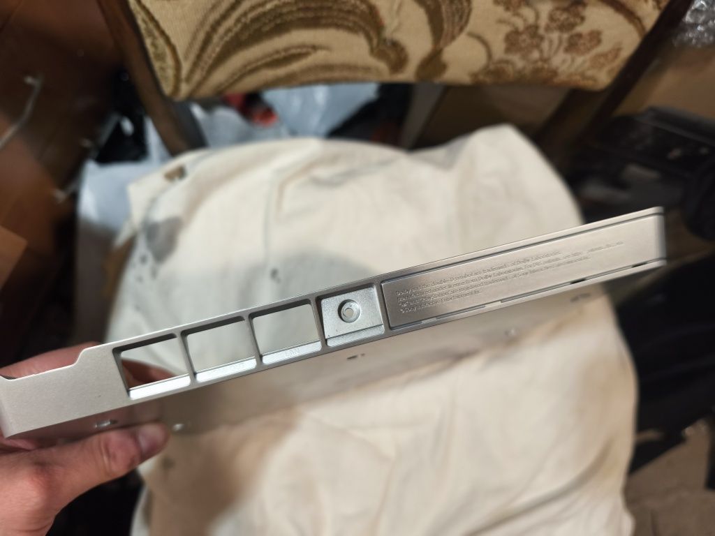 Obudowa dolna PS4 slim srebrna