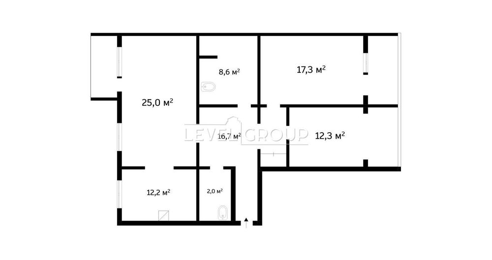 Продаж 3-кімнатної квартири з ремонтом вул. Анни Ахматової
