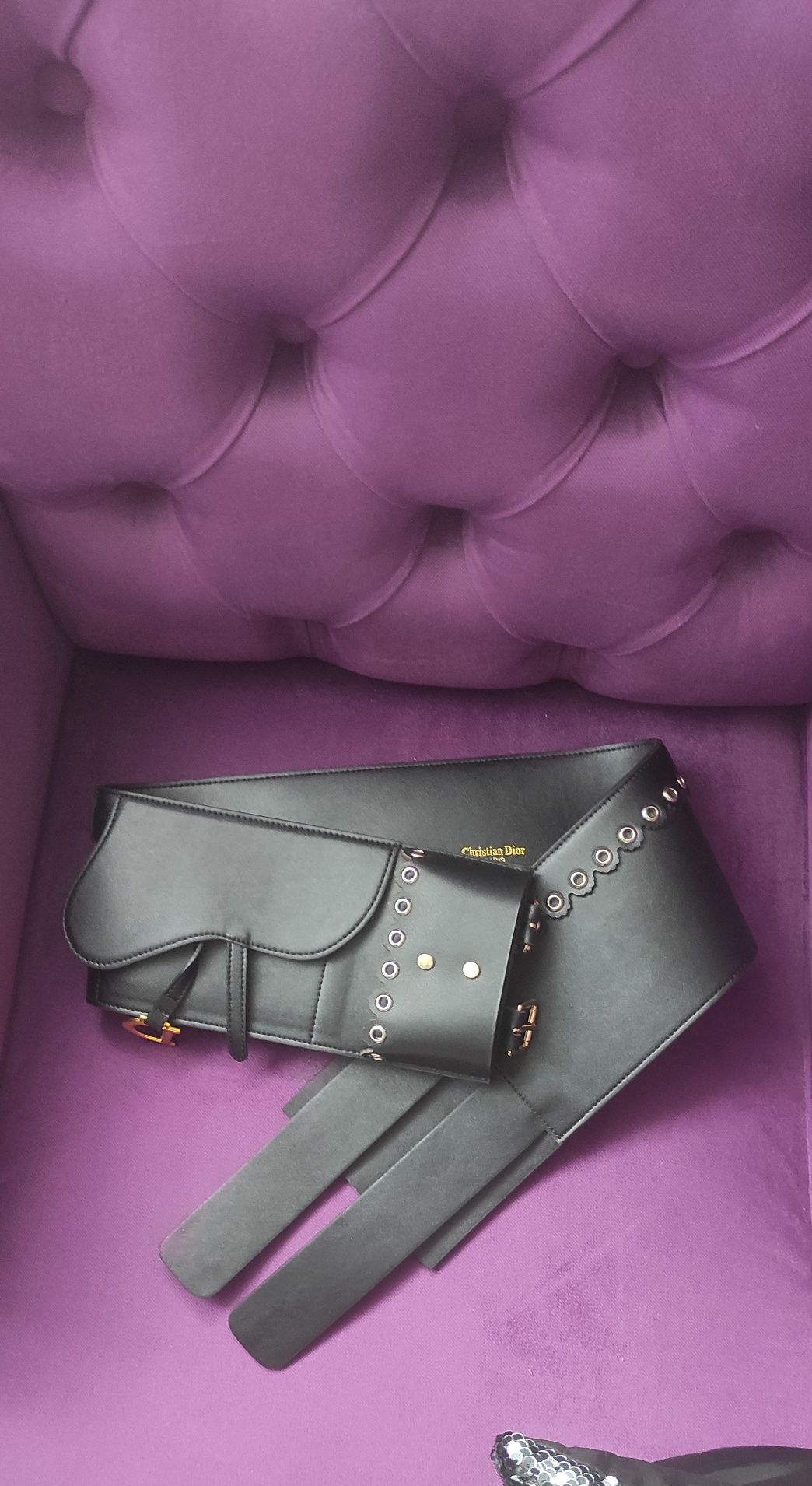 Pasek skórzany christian dior ... Gucci