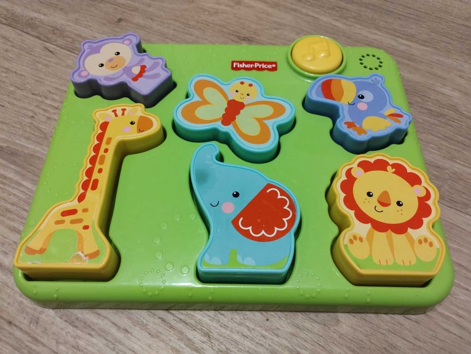 Розвиваюча іграшка Fisher-Price сортер-пазл Зоопарк