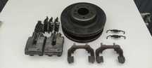hamulce tarcze klocki zaciski tył SWAP 320mm wentylowane BMW 5 E60 E61
