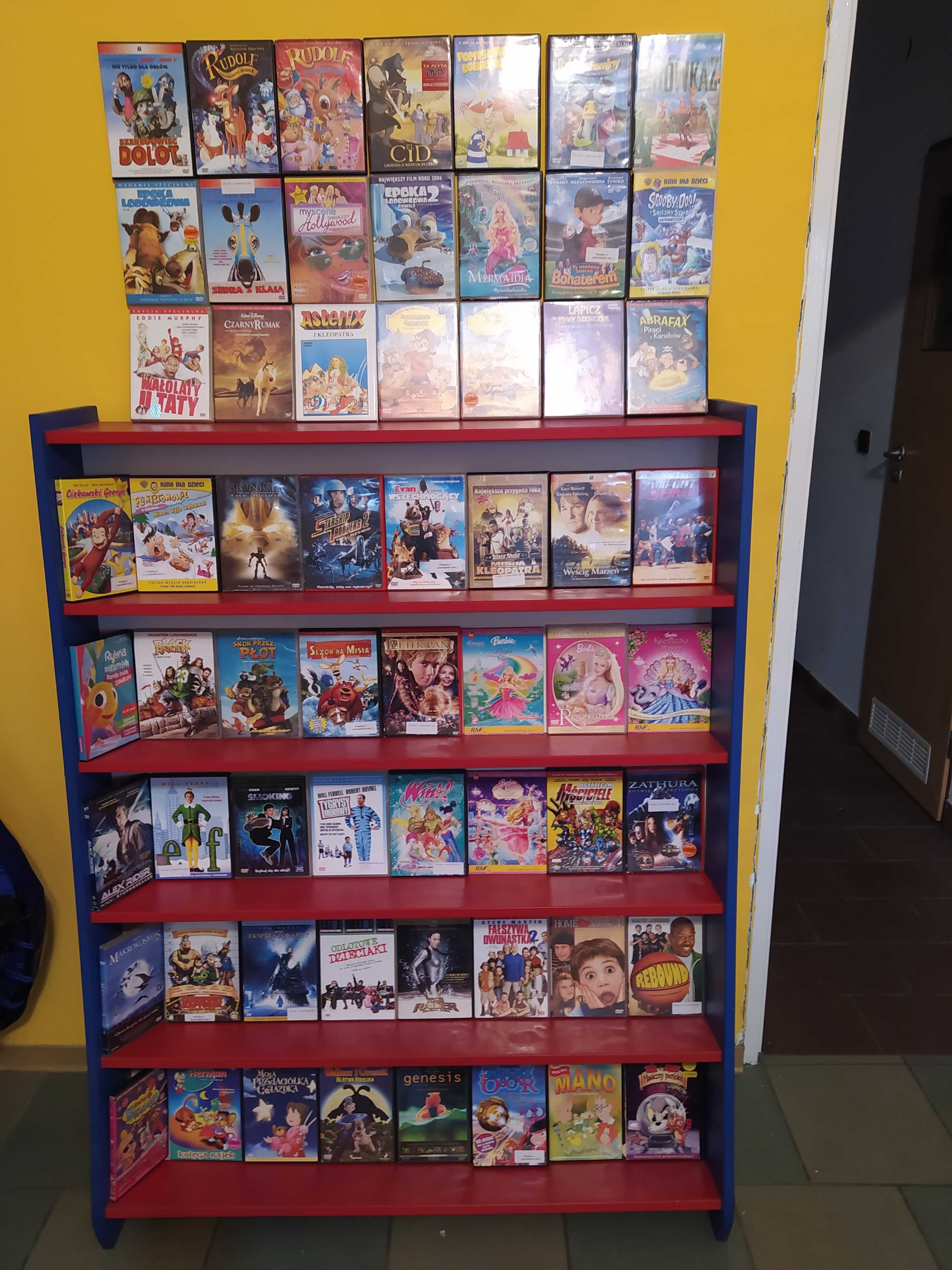 kolekcja bajek i filmów dziecięcych Disney Warner itp na DVD 230szt