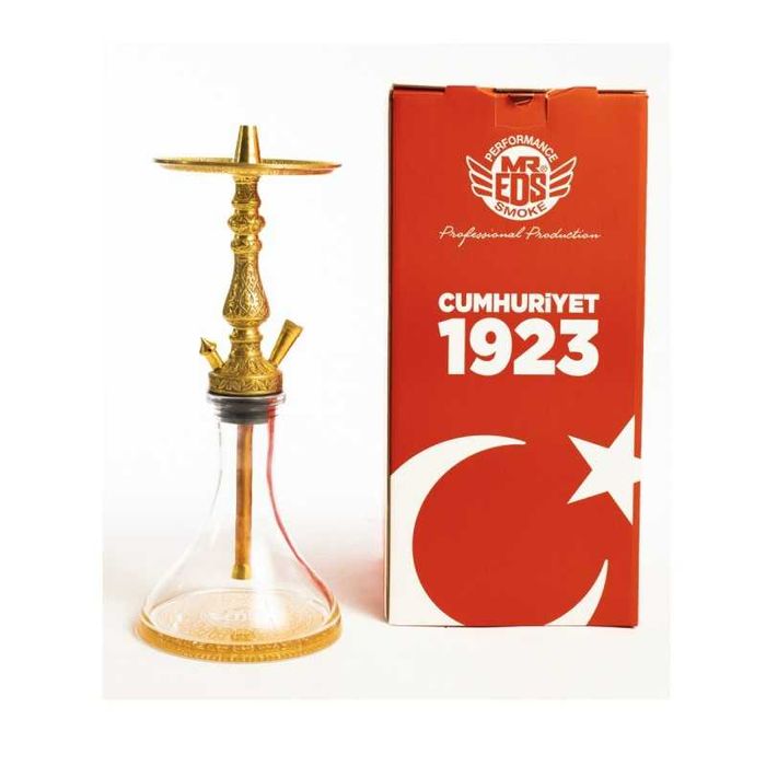 Mr.Eds  E54 Cumhuriyet 1923 Fajka Wodna Shisha Szisza Hookah | Złoty