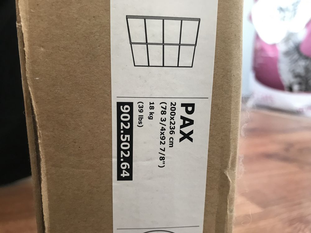 Ikea pax obudowa drzwi przesuwnych