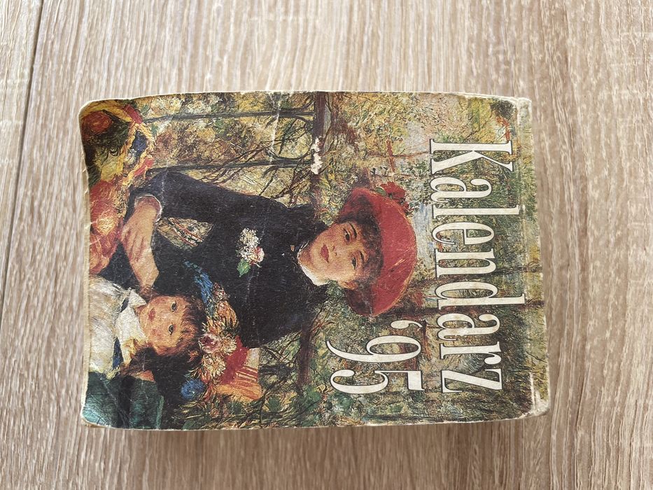 Kartki z kalendarza rok 1995 PRL, Prezent, pamiątka okolicznościowa