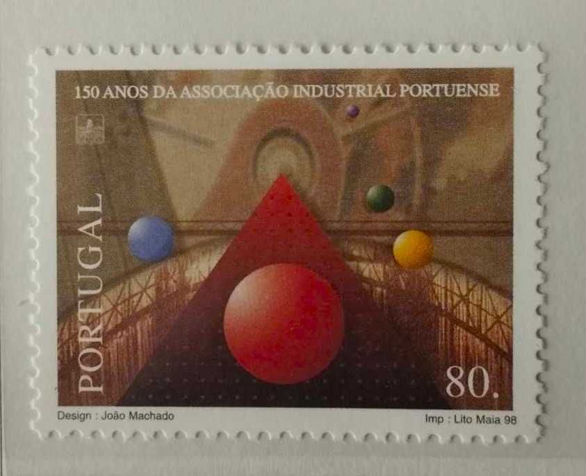 Série de Selos 150 anos da Associação Industrial Portuense - 1998