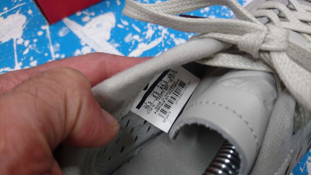 Buty Nike All Court 2 Low Leather Pale Grey White R.44,5