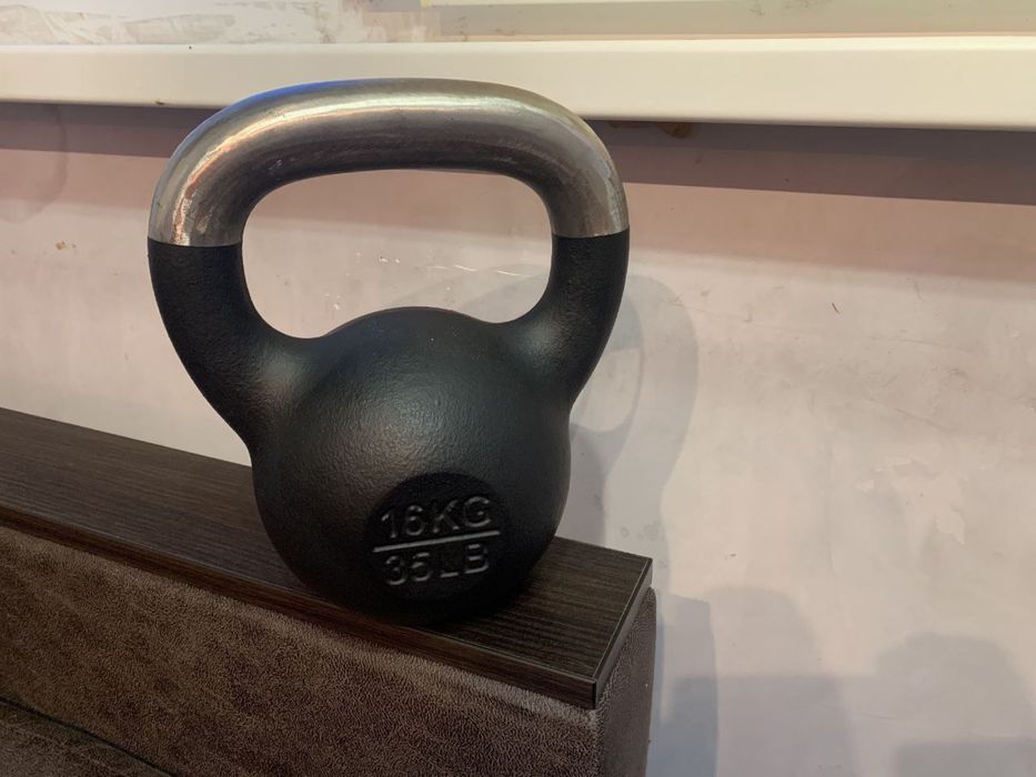 Гиря 16 кг чугунная, чавунна гиря 16кг, гиря 16кг, гиря кросфіт