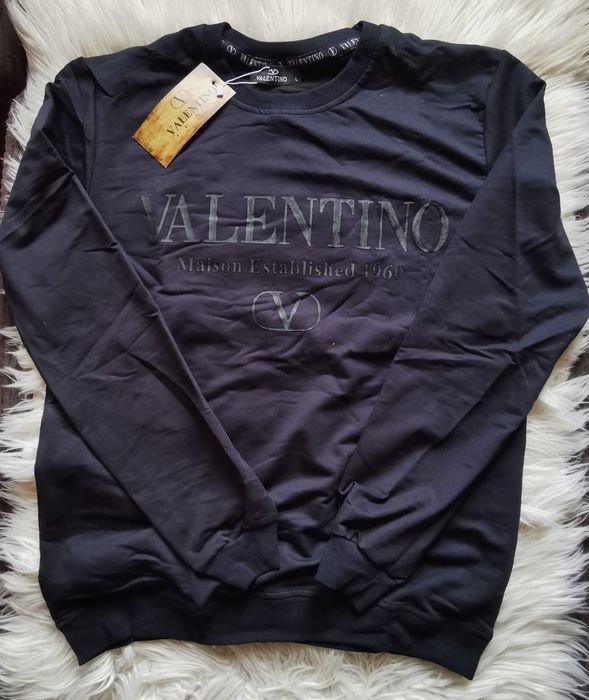 Valentino bluzy męskie bawelniane M L XL 2xl. Bluzy jakość ultra premi