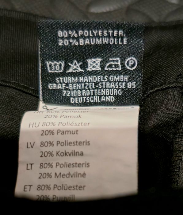 Męskie spodnie bojówki czarne MIL-TEC r.L