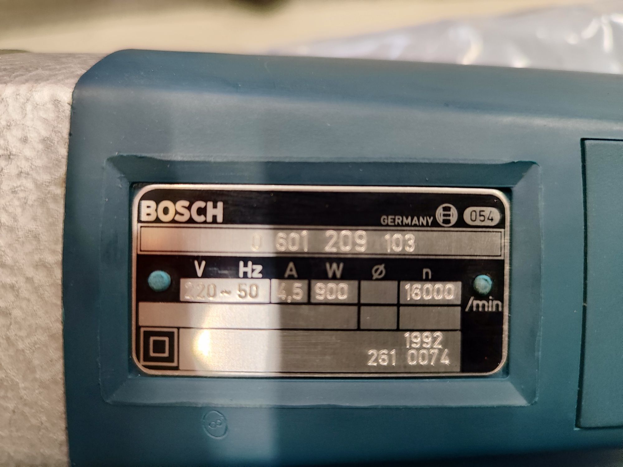 Szlifierka prosta palcówka Bosch GGS 16 nowa 1992r