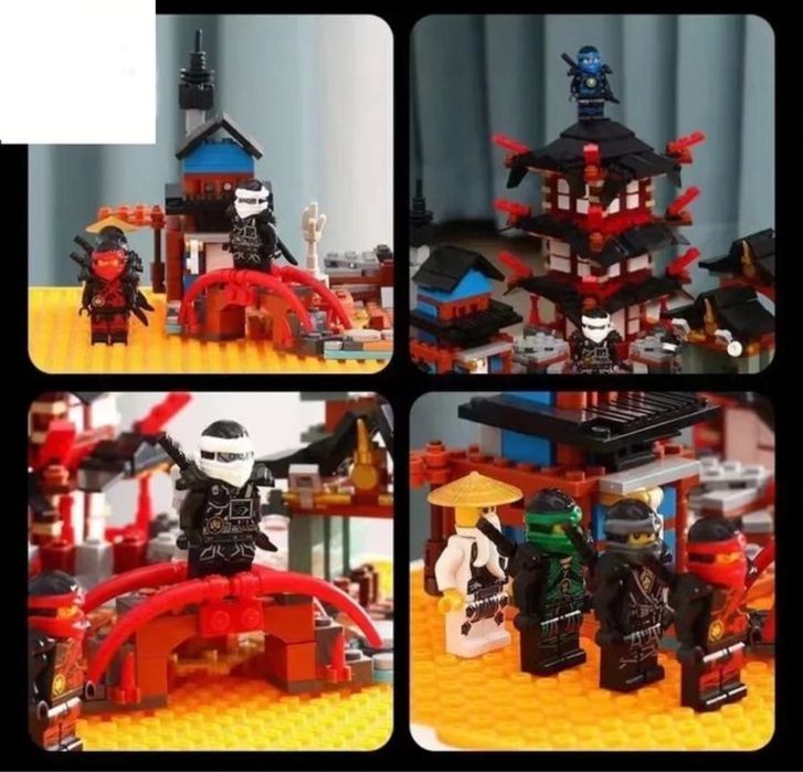 Lego templo dos ninjas 737 peças