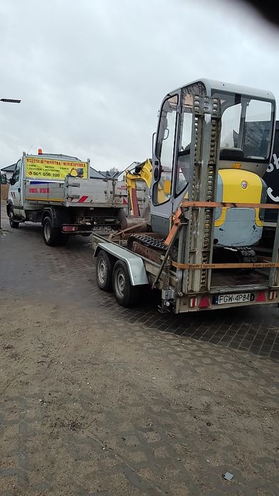 Wywrotka mini koparka