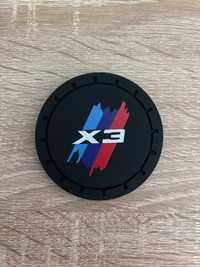 BMW X3 # Podkładka Cup holder Uchwyt na kubek # 70mm