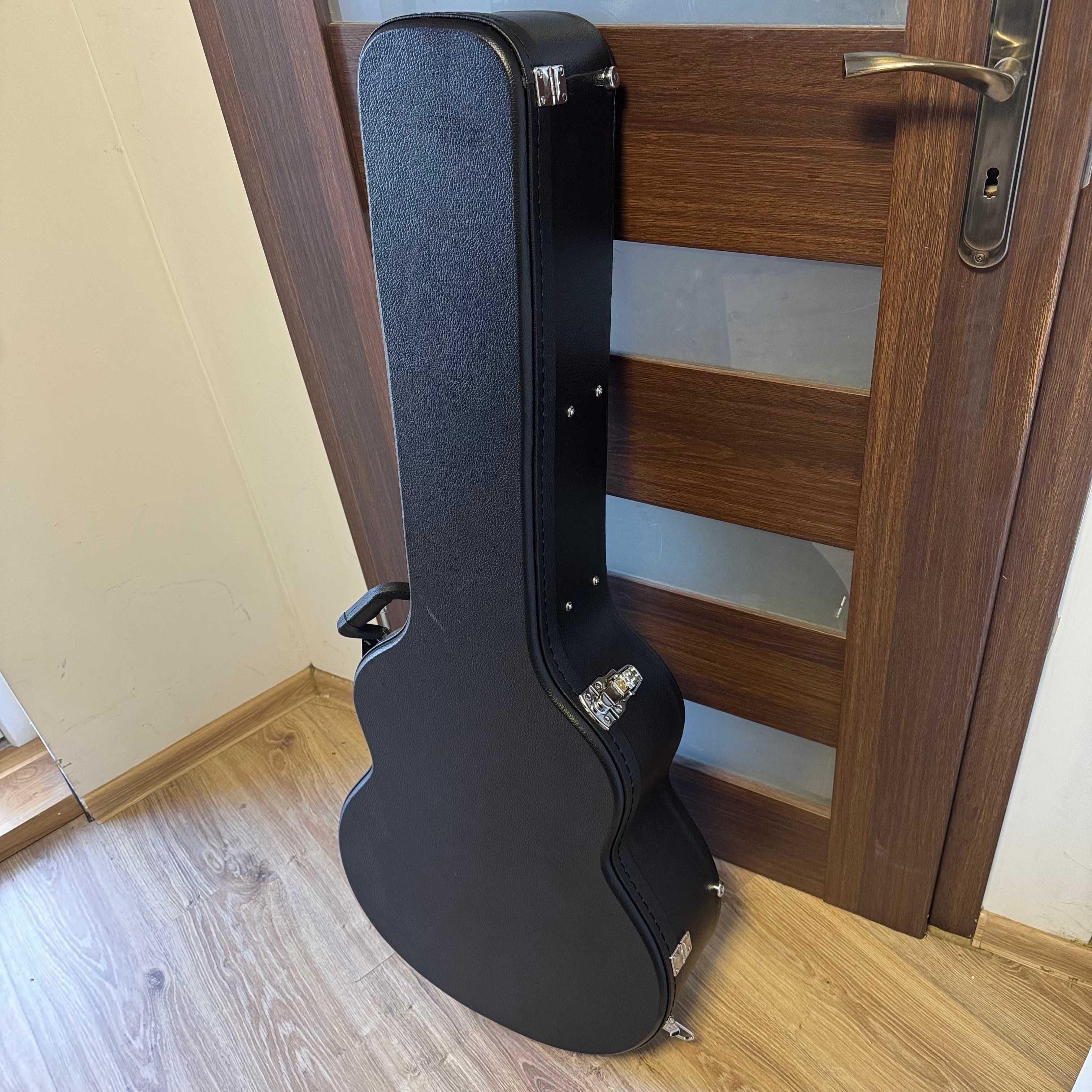 CAHAYA Twardy pokrowiec na gitarę czarny