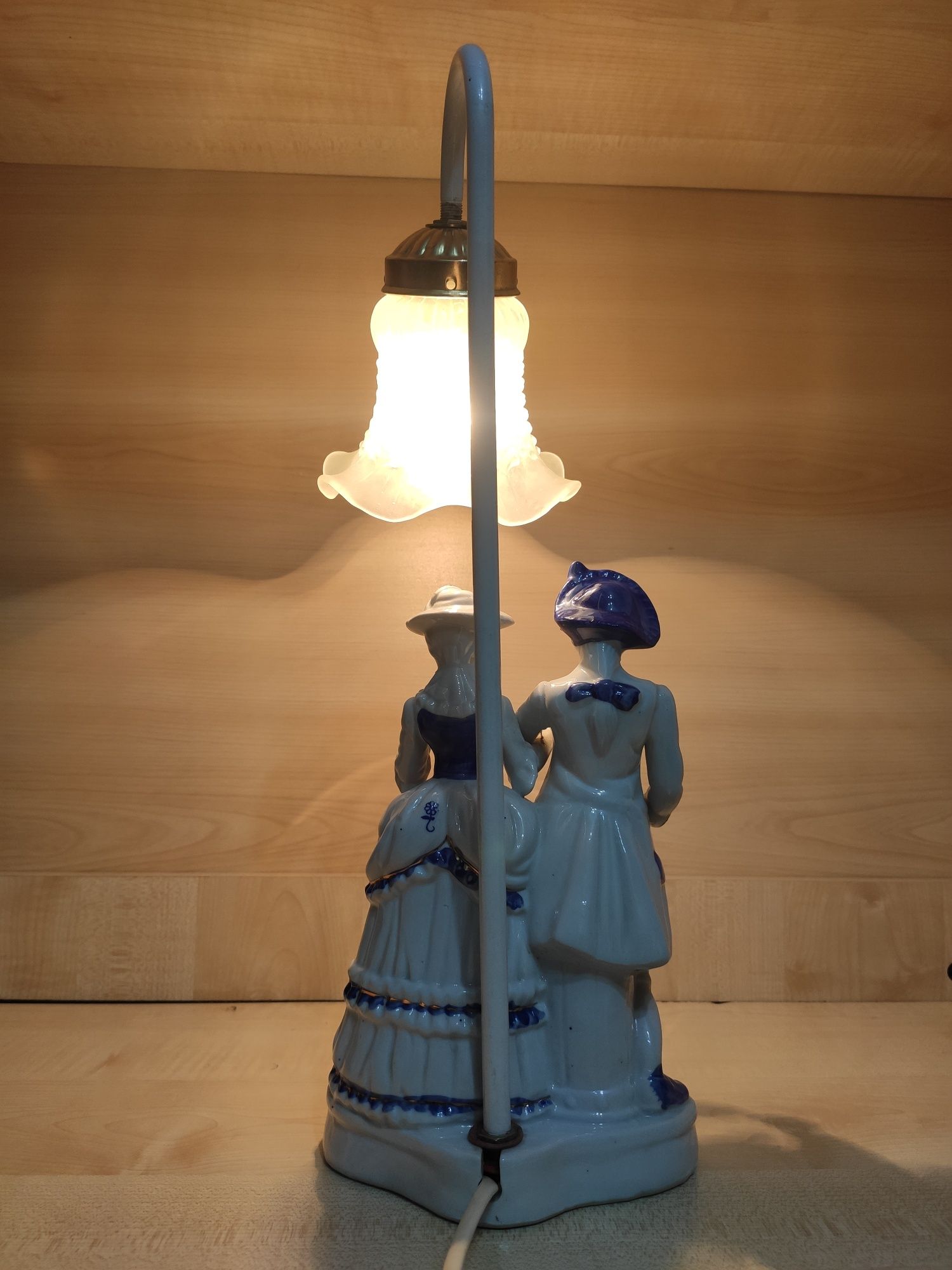 Porcelanowa Figurka, Lampka Nocna,