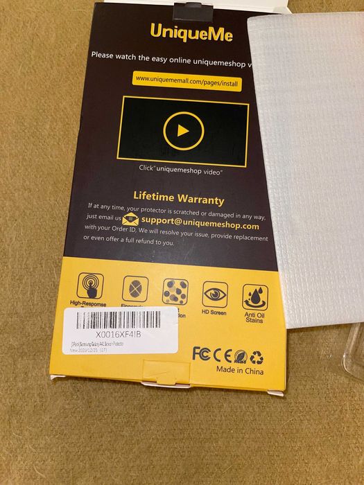 Protector de Ecrã Samsung Galaxy A41 (vidro temperado) (3 unidades)