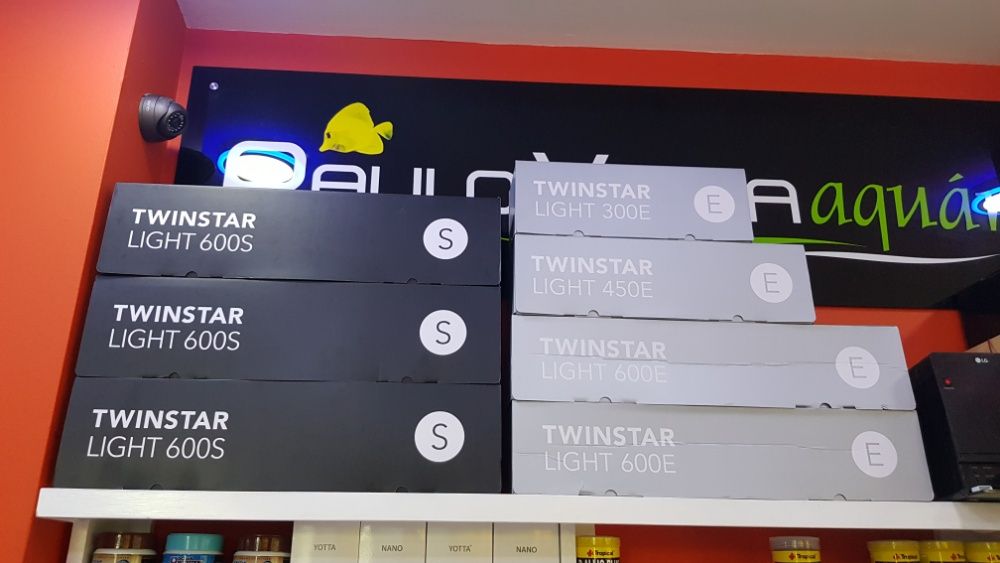 Calha led Twinstar 600C para aquario plantado