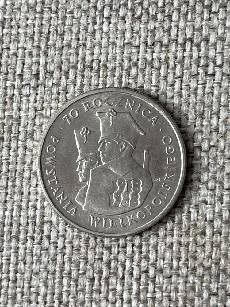 Moneta 70 Rocznica Powstania Wielkopolskiego 100zł 1988r.